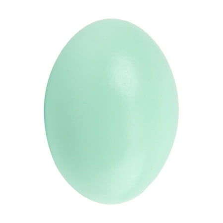 BSJJY DIY Dummy Eggs Wooden Fake Eggs Simulation Chicken Duck Goose Egg DIY Easter Egg Toy for Hunting Decoys Decoration Egg Hunting Accessories (Green)