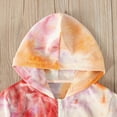 thumbnail image 4 of NAISIBABY Boys Girls Jacket, Tie-dye Outerwear Lightweight Windbreaker Kids Hooded Coat Pink 6-7T, 4 of 8