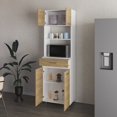 thumbnail image 3 of We Have Furniture Lakeridge Pantry Cabinet – Modern Storage Solution with White, 3 of 6
