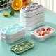thumbnail image 2 of Matsuzay Molde de hielo Bandeja Caja de almacenamiento Contenedor Cocina Cocina y Comedor Verde claro, 2 of 6