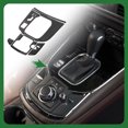 thumbnail image 2 of Cubierta del panel de control central del cambio de marchas Unique Bargains para Mazda CX-9 2016-2023, etiqueta del panel de control del cambio antiarañazos de fibra de carbono negra, cobertura total, 2 of 6