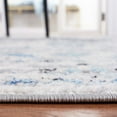thumbnail image 4 of SAFAVIEH Madison Caden Floral Bordered Runner Rug, Ivory/Blue, 2'3" x 8', 4 of 8