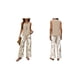 thumbnail image 2 of Conjuntos de Dos Piezas de Verano para Mujer 2025, Jersey de Cuello Cuadrado, Chaleco, Estampado Floral, Cinturón y Pantalón Caqui XXL, 2 of 6