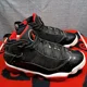 thumbnail image 2 of Size 8 N I-K-E Men's A i r-Jor-dan 6 Rings Bred Basketball Shoes 322992-062, 2 of 6