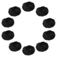 thumbnail image 1 of Uxcell 20 Paquete de Bolas de Pom Pom de Piel Sintética, 2.4 Pulgadas Suaves y Esponjosas para Sombreros, Llaveros, Bufandas, Guantes, Bolsas y Accesorios, Negro, 1 of 7