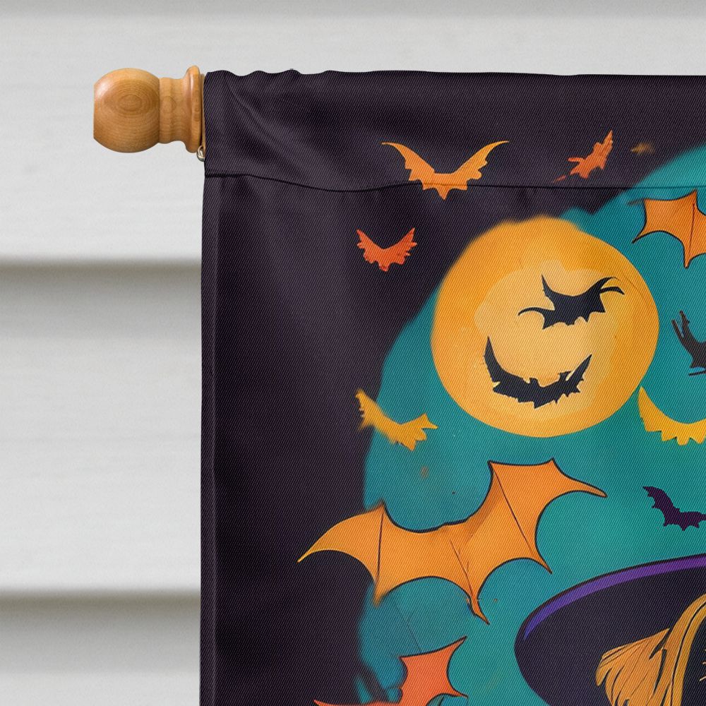 Halloween Lakeland Terrier Dog House Flag 28x40IN Double-Sided Polyester Decorative Sleeve Pole Flag for Outdoor Home Garden