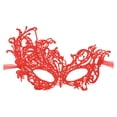 thumbnail image 1 of 2025 Femmes Maquillage Danse Protection Visage Peint avec Poudre d'Or Demi-Visage Carnaval Fête Protection Visage, 1 of 3