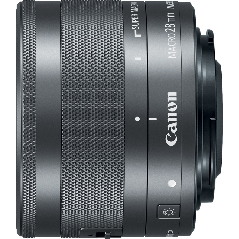 Canon EF-M - Macro lens - 28 mm - f/3.5 IS STM - for EOS Kiss M, M, M10, M100, M2, M3, M5, M50, M50 Mark II, M6, M6 Mark II - image 2 of 6