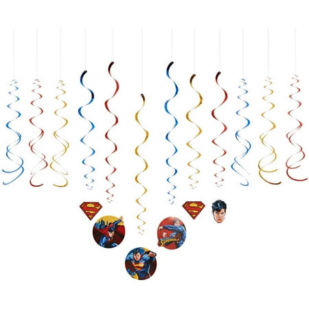 Superman Hanging Party Decorations Party Supplies Walmart Com