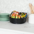 thumbnail image 3 of Mind Reader Snack Carousel, Countertop Organizer, Snack Tray, 12"L x 12"W x 4"H, Black, 3 of 7