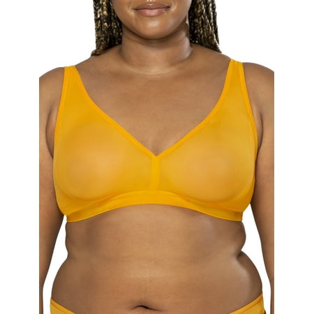 

Smart & Sexy Women s Sheer Mesh Plunge Bralette Style-SA1422