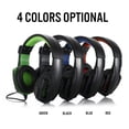 thumbnail image 3 of Audífonos SY-GX10 para gaming con micrófono externo - Sonido envolvente y graves potentes - Diadema ajustable y cable reforzado de 1.3m - Compatible con PC, laptop y celular - Incluye adaptador 3.5mm, 3 of 6
