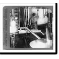 thumbnail image 2 of Historic Framed Print, Milk in the separating room, passing over refrigerating pipes of a dairy, 17-7/8" x 21-7/8", 2 of 9
