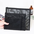 thumbnail image 6 of Transparent Outdoor Zipper Bag Pencil Cases Large Capacity Wash Pouch Organizer Case Mesh Cosmetic Bag Cosmetic Cases Makeup Bags Storage Toiletry Bag BLACK S AS SIDE ZIPPER, 6 of 8