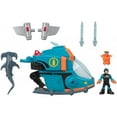 thumbnail image 2 of Imaginext Deep Sea Shark Sub Boat Play Vehicle Set, 2 of 13