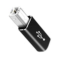 thumbnail image 2 of Naiovety Tipo-c Adaptador USB Cables Conector Transferencia de datos Universal Laptop Teléfono móvil Convertidor de computadora Adaptadores de Accesorios para instrumentos musicales Cabeza recta/Negro, 2 of 6