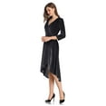 thumbnail image 2 of Women's Velvet Formal Holiday Party Gown Dress, 2 of 4