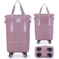 thumbnail image 1 of HUGFEGWE Duffle Bag for Travel with Wheels, Expandable Large Capacity Weekender and Gym Tote, Dry-Wet Separation,E CJB91-131061, 1 of 8