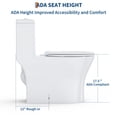 thumbnail image 2 of 1 Set Of Ceramic + Pp One-Piece Toilet + Pp Cover, 2 of 9