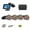 Brown, variant on Car Parking Sensor Backup Radar Kit With 4 Park Sensors LCD Display Accessories Voice Reverse Detector Security Alert System ,Clear Images