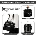 thumbnail image 5 of Dog Travel Bag for Supplies - Double-Layer Airline Approved Pet Organizer Set with Food Containers and Collapsible Bowls, 5 of 6