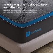 Avenco Queen Size Hybrid Mattress 12 inch Bed in a Box, Medium Firm