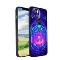 thumbnail image 1 of Compatible with iPhone 13 Phone Case, Psychedelic-Trippy-Alien-Art-Visuals-Colours21 Case Men Women, Flexible Silicone Shockproof Case for iPhone 13, 1 of 1