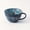 Blue, variant on Boho Chic 14oz Ceramic Coffee Mug - Large Capacity, Heat-Resistant, Microwave Safe, Reusable & Dishwasher Safe for Milk and Coffee