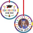 thumbnail image 1 of WaaHome 2022 Kindergarten Graduation Picture Frames Ornaments 3" Photo Frame Graduation Ornaments Personalized Picture Frame Kindergarten Preschool Graduation Gifts Ornaments for Christmas Tree Decor, 1 of 7