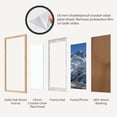 thumbnail image 4 of (12x16 in | 31x41 cm) Natural Solid Oak Wood Picture Frame Poster Frame Wall Photo Frame, 4 of 8