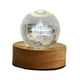 thumbnail image 2 of Bola de cristal artificial de 6 cm con luz nocturna USB y base de madera para regalo de cumpleaños Estilo E, 2 of 9
