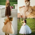 thumbnail image 3 of 1 Yard Brown Nude Nylon Tulle Fabric Super Soft Fine Mesh DIY Sewing Pageant Wedding Decoration Girls Birthday Dress Material, 3 of 5