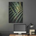 thumbnail image 5 of Luxe Metal Art 'Beauty Amongst Palms 1' by Ashley Aldridge Metal Wall Art, 24"x36", 5 of 7