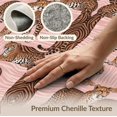 thumbnail image 6 of ODIKA Pink Leopard Cheetah Print Striped Tiger Inspired Zebra Table for Home Office, Gaming Room, Under Desk, Non-Slip Chair-Friendly, 6 of 7