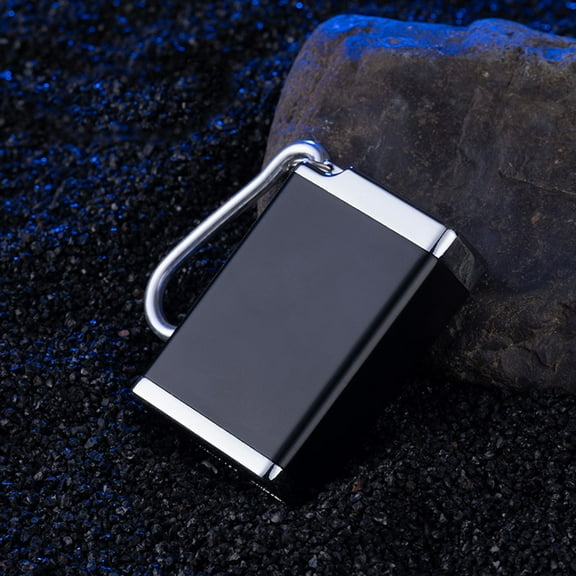 Mouliraty Ashtray Portable With Lid Ashtray Pocket Key Chain Ashtray To The Test Odors Container Light Ash Metal Leak-proof Mini Trash Can For Outdoor Use Camping