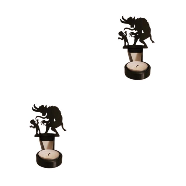 braveheart Rustproof Coating Candle Holders For Durability Halloween Decoration Exquisite Craft Candlestick A 2Set