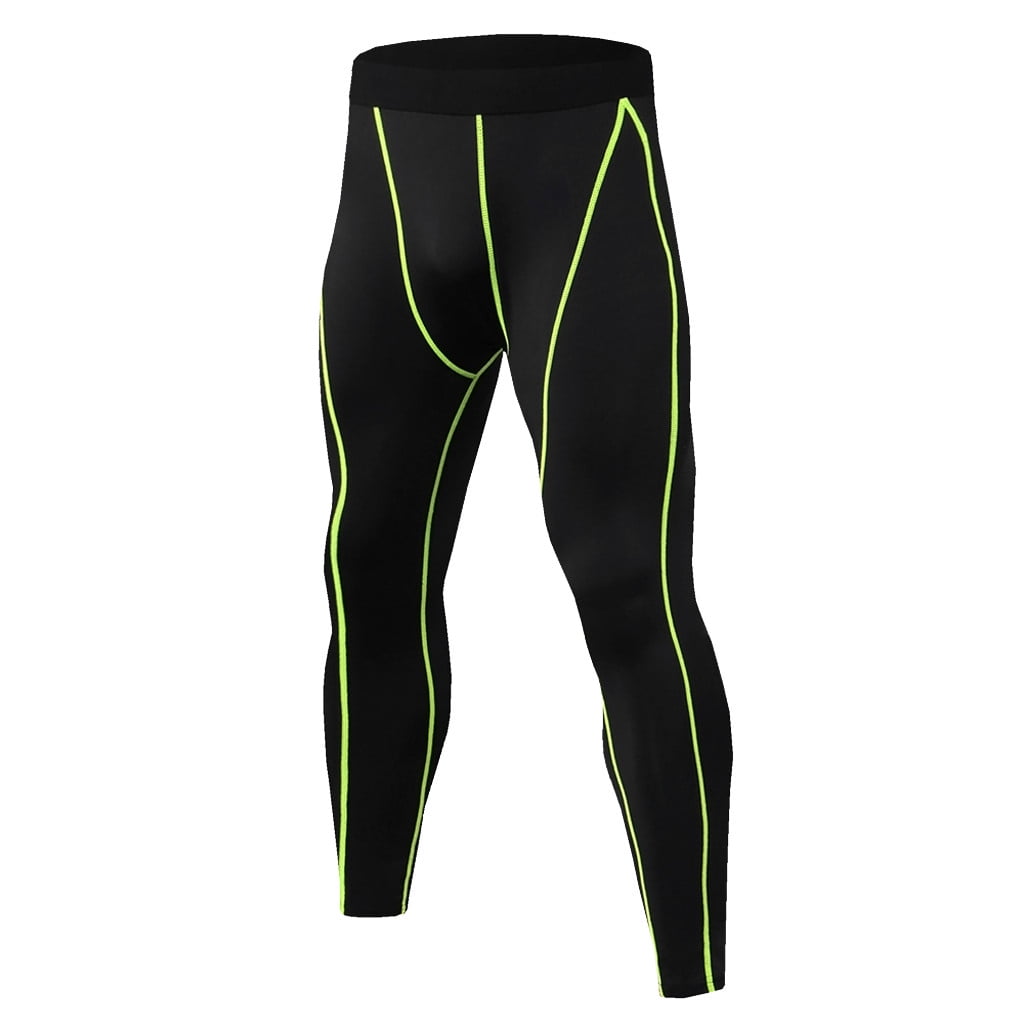 OGLCCG Men's Compression Pants Cool Dry Active Athletic Workout Running