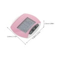 thumbnail image 2 of OULII Accurate Step Counter Simple Step Counter For Walking Pink Abs 1Pcs For Hiking, 2 of 6