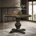 thumbnail image 2 of Roundhill Furniture Havre Pedestal Base Round Dining Table, Espresso, 2 of 5