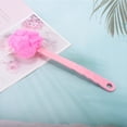 thumbnail image 6 of Unique Bargains Double Sided Long Handle Bath Brush for Bath Pink, 6 of 6