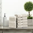 thumbnail image 2 of Superior Hymnia Egyptian Cotton Washcloths, Brown(6 Pieces), 2 of 6