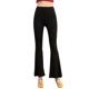 thumbnail image 4 of Pantalones de yoga para mujer Pantalones de entrenamiento de descanso suave con parte inferior acampanada modal, 4 of 8