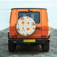 thumbnail image 4 of Haiem Spare Tire Cover , Wheel Cover with Construction Equipments Worker printed, Camper Spare Tire Cover Fit for Jeep Wrangler Rv SUV Truck Travel Trailer-17 inch, 4 of 9