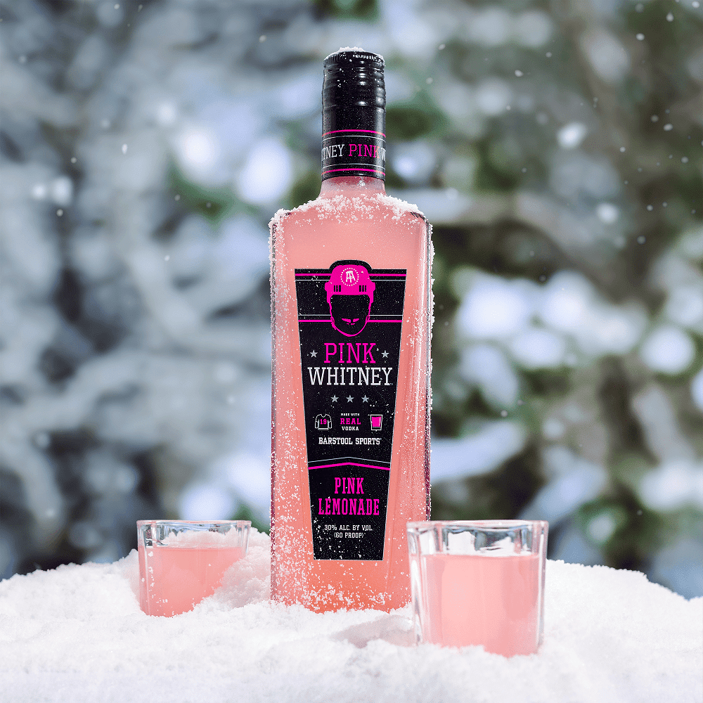 Pink Whitney Lemonade Flavored Vodka, 750ml Glass Bottle, 30% ABV