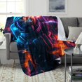 thumbnail image 3 of Blankets Galaxy Astronaut Print Soft Blanket Blanket Micro Fleece Blanket All, 3 of 6