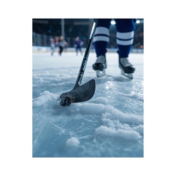 Paint by Numbers Kit for Adults, Ice Hockey Action Close-Up Paint by Numbers, Easy Paint by Numbers Kit for Adults Beginner, DIY Adult Paint by Number Kits on Canvas, 12x16in Home Decor