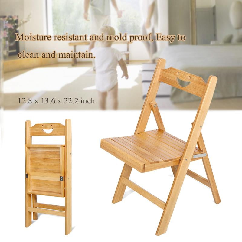OTVIAP Bamboo Folding Chair,Portable Bamboo Folding Chair ...