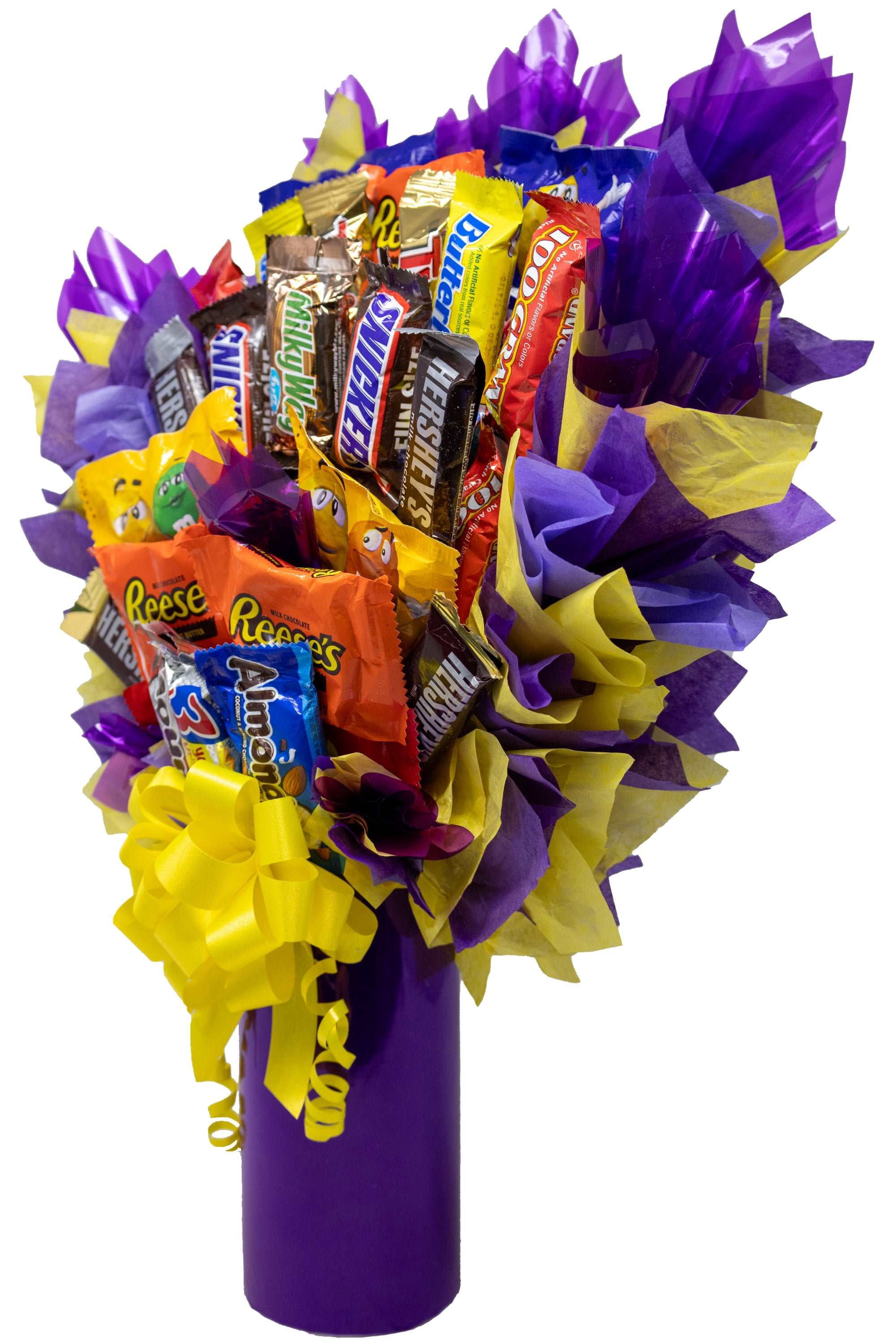 Fun-Size Mini Candy Variety Assortment Candy Bouquet