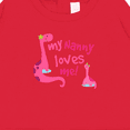 thumbnail image 3 of Inktastic My Nanny Loves Me Baby Sweatshirt, 3 of 4