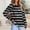 Black, variant on Coorders Women's Long Sleeve Tunic Tops, Crew Neck Striped Shirt with Long Sleeved, Casual Blouse T-Shirt ,Yellow,Size XXL